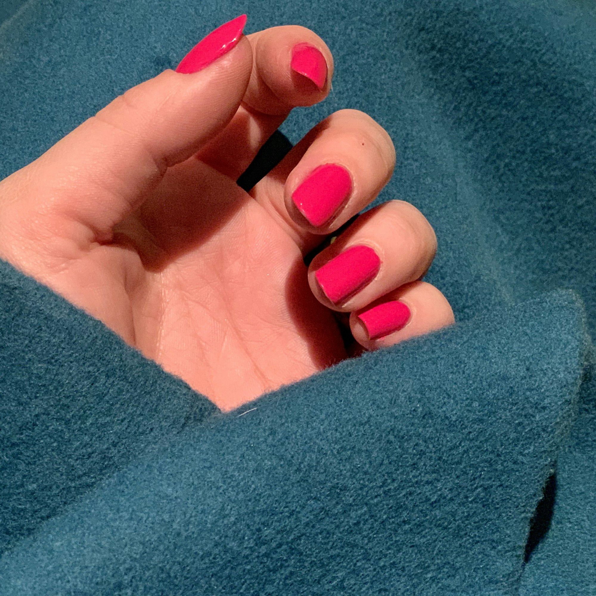 Manicure pink nails beauty