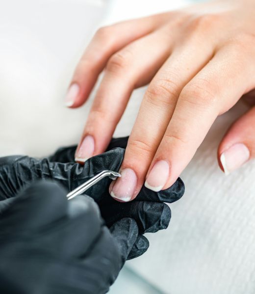 Manicuring nails Manicuring nails